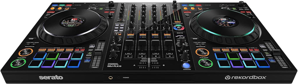 Black 4-deck DJ Controller W614482