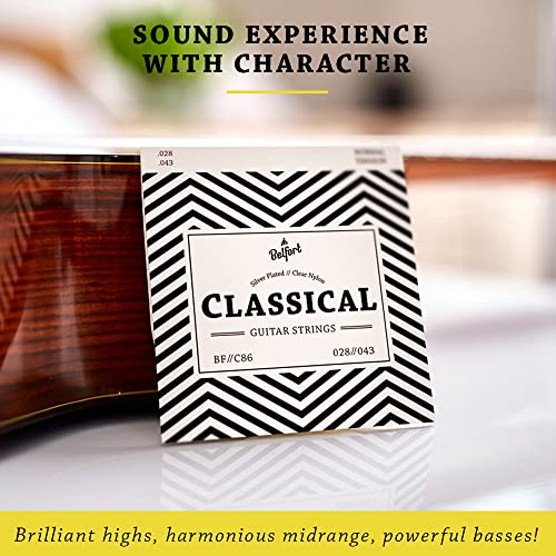 Nylon Coated Silver Classical Guitar Strings 6 String Set A68132
