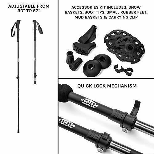 Ultralight Carbon Fiber Hiking Trekking Poles G58908