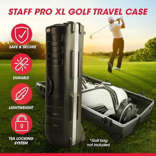 Hard Shell Plastic Golf Travel Case L83750