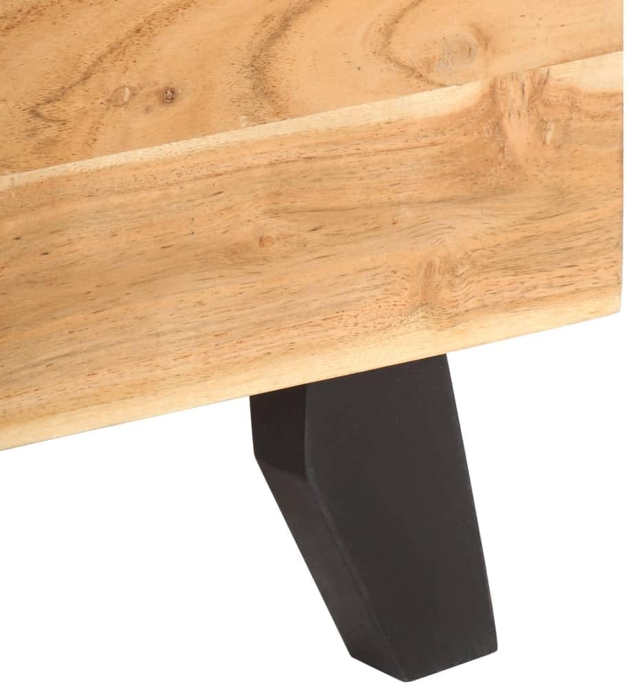Solid Acacia Wood Corner Cabinet 15.7"x11.8"x20.1" G742374