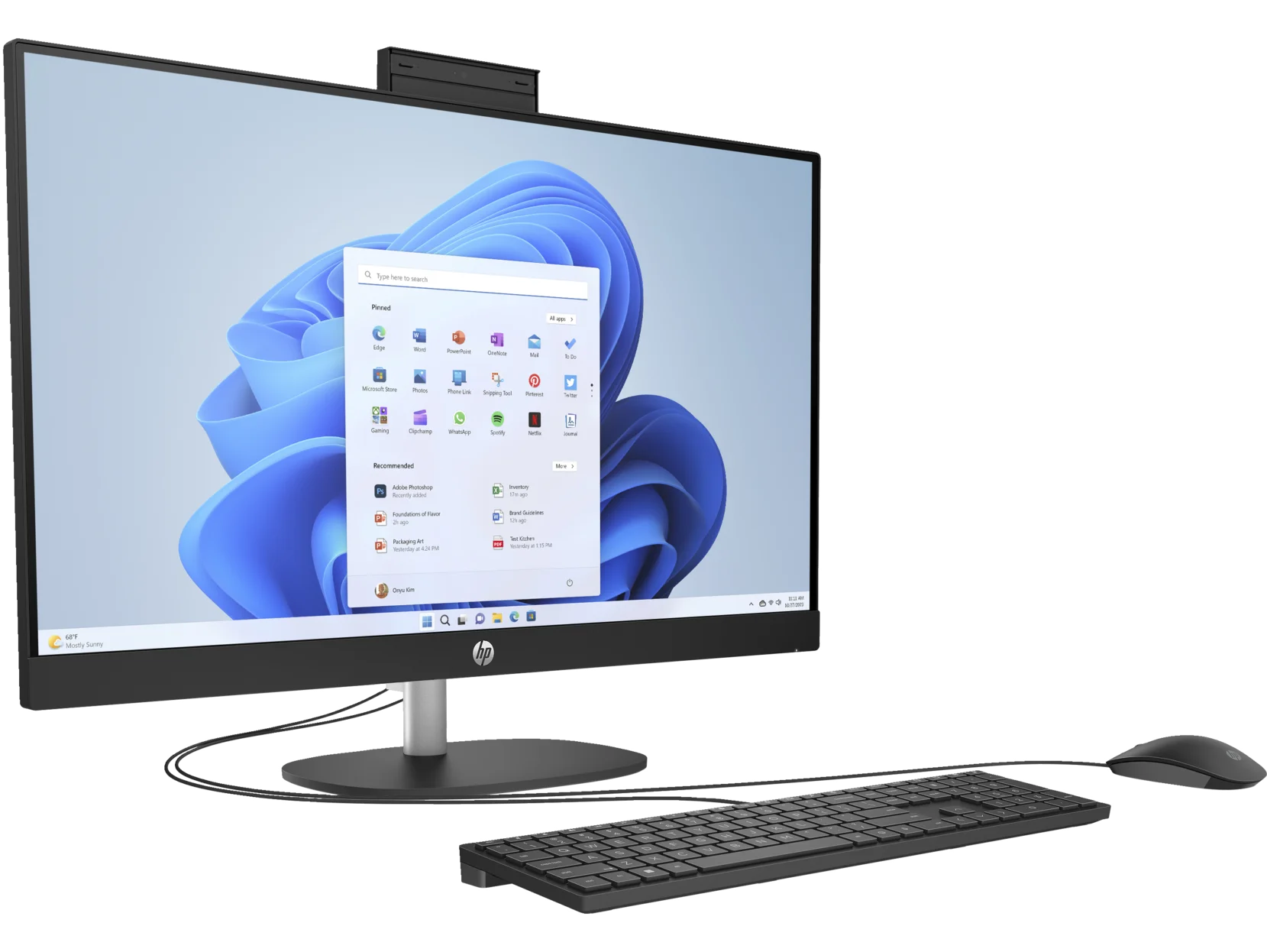 27" FHD AMD Ryzen 7 16 GB 1 TB SSD All-in-One Computer U164644