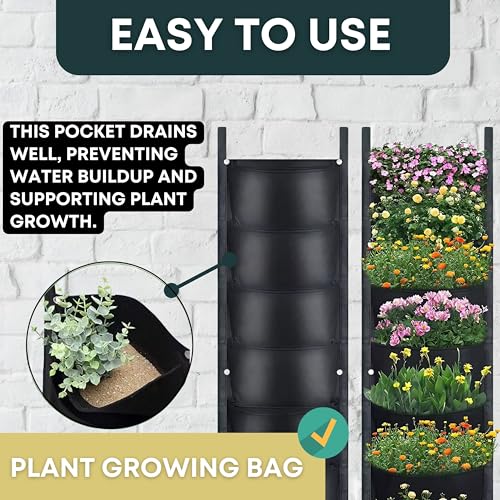 64 Pockets Vertical Wall Planter V9787