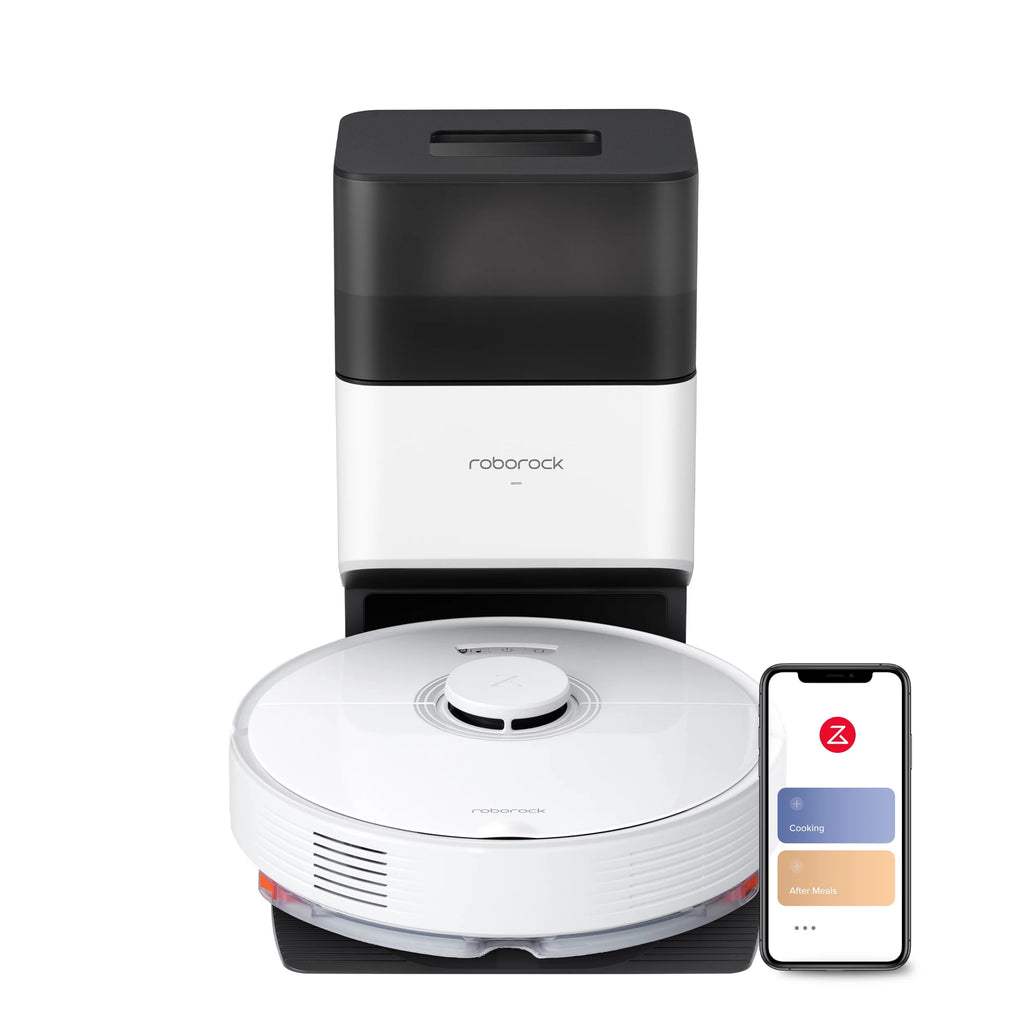 Robot Vacuum Cleaner with Auto-Empty Dock, 4200Pa Suction, White Z6685