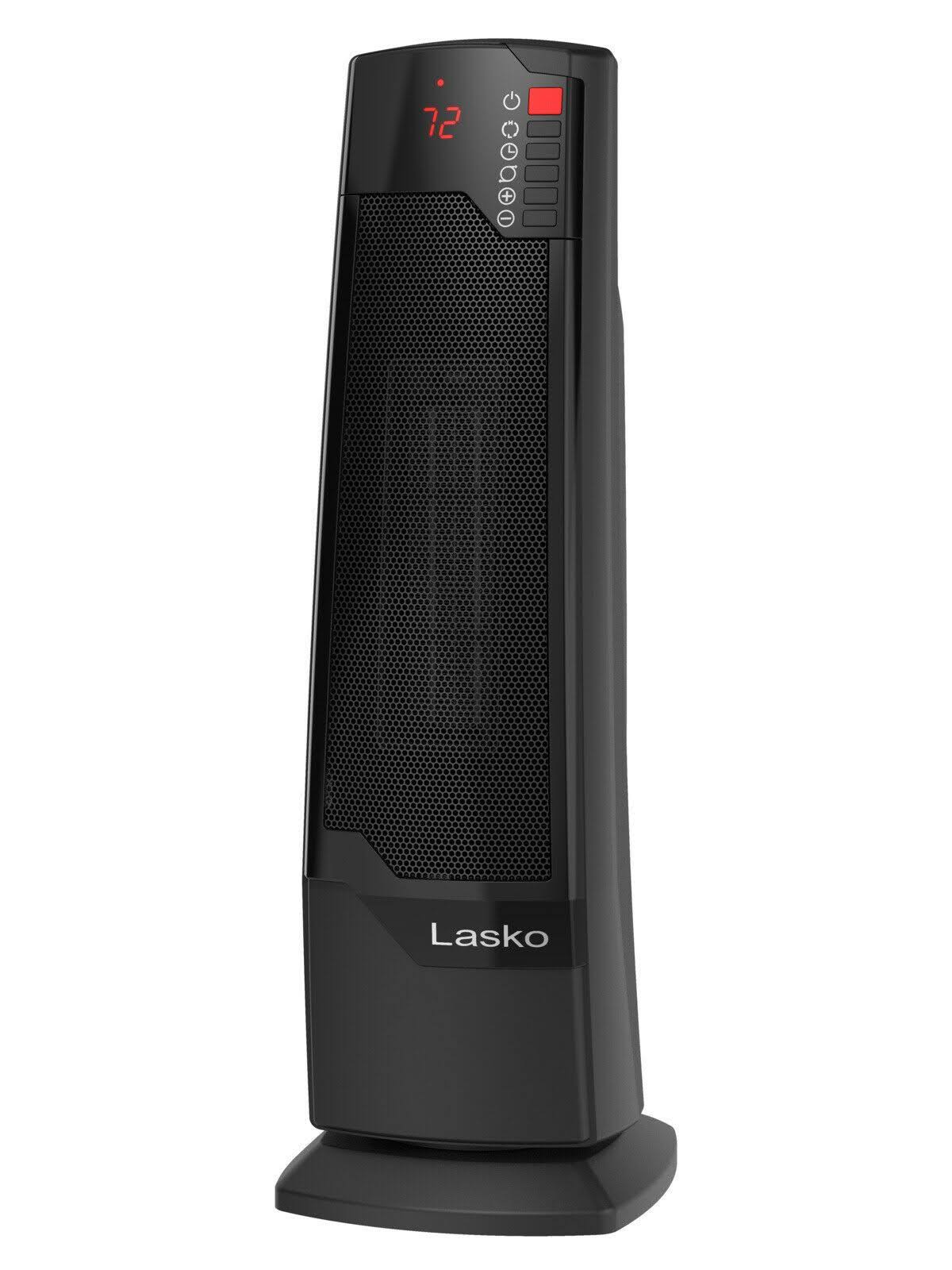 Black Ceramic Tower Space Heater D20896