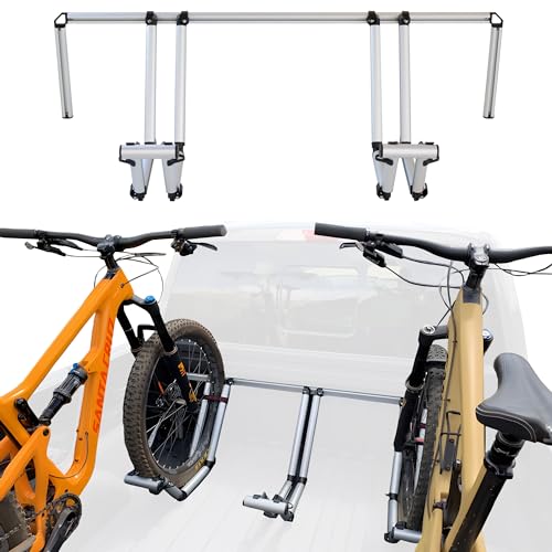 All-Aluminum Truck Bed 2 Bike Rack N6354