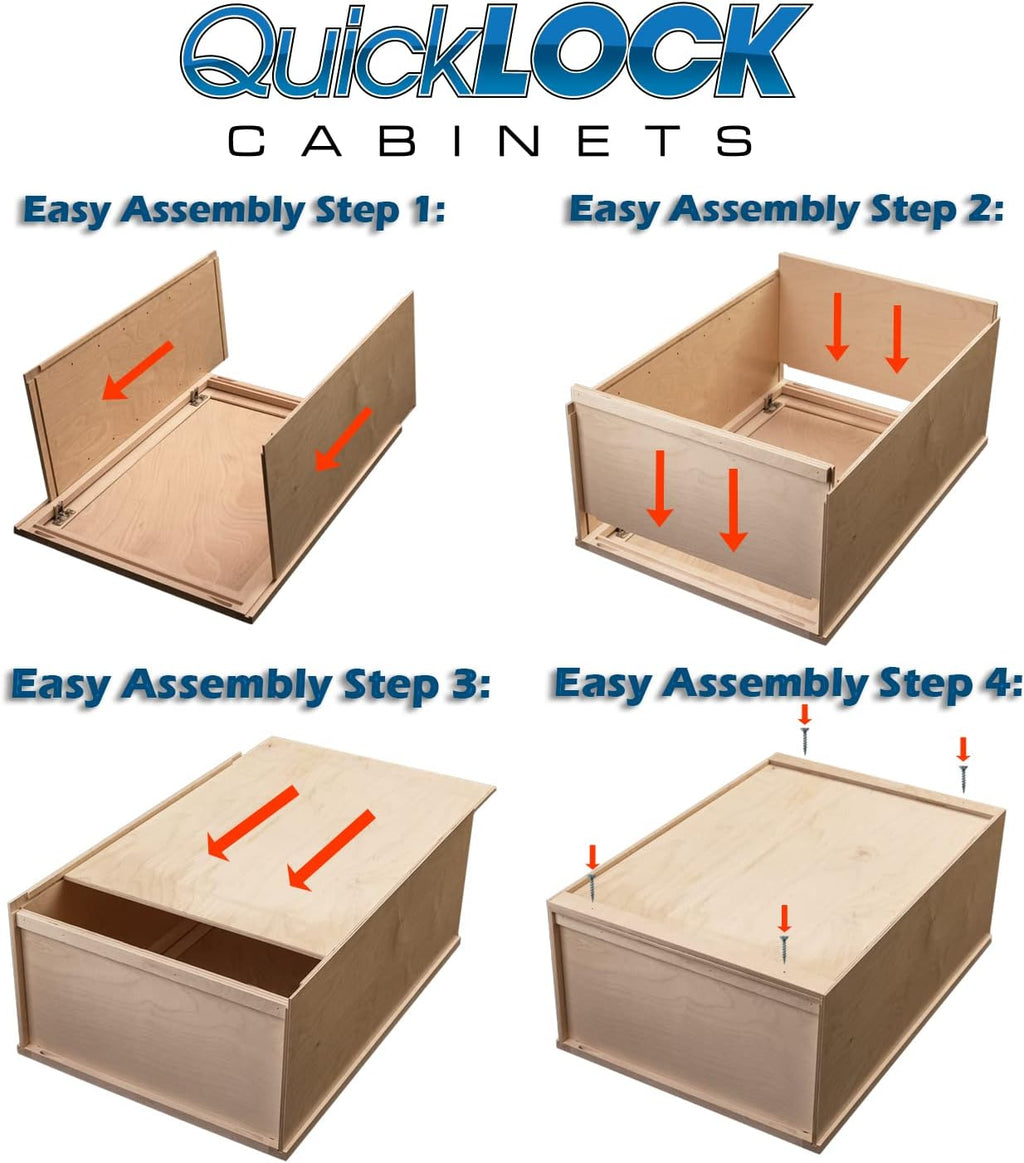 Magnetic Grey 72" Wide Storage Cabinet Kit E461