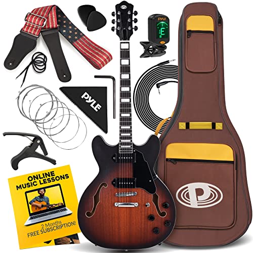 Semi Hollow Electric Guitar 6 String Full Size U75754