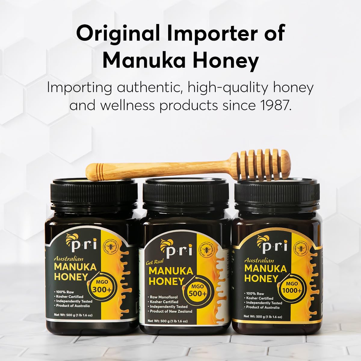 MGO 500+ 1.1LB Raw Monofloral Manuka Honey G407