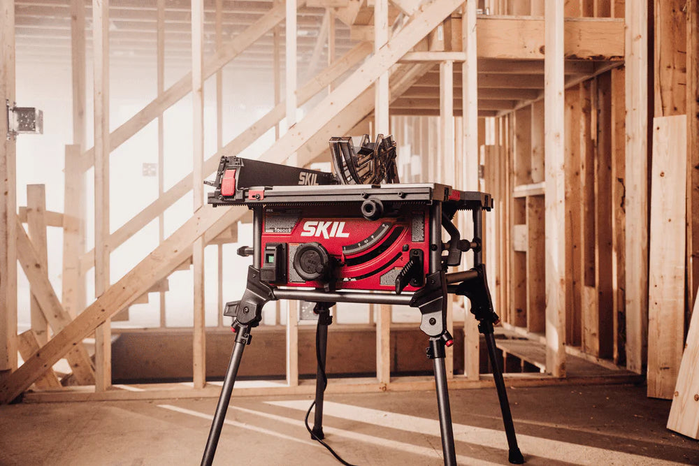 15 Amp 10'' Corded Electric Table Saw with Folding Stand C54190