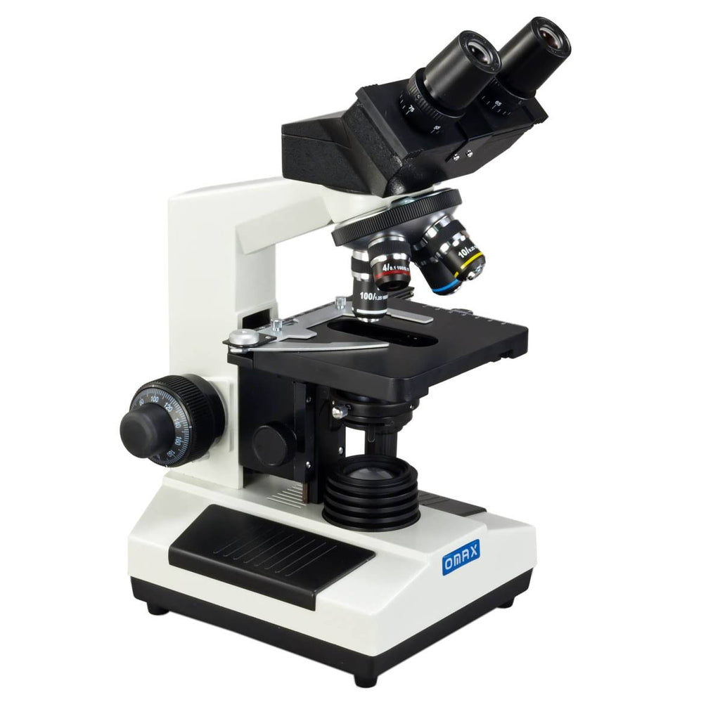 40X-2000X Binocular Lab Compound Microscope with Double Layer Mechanical Stage D778836