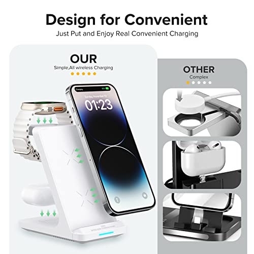 3 in 1 Fast Wireless Charger Stand U2762