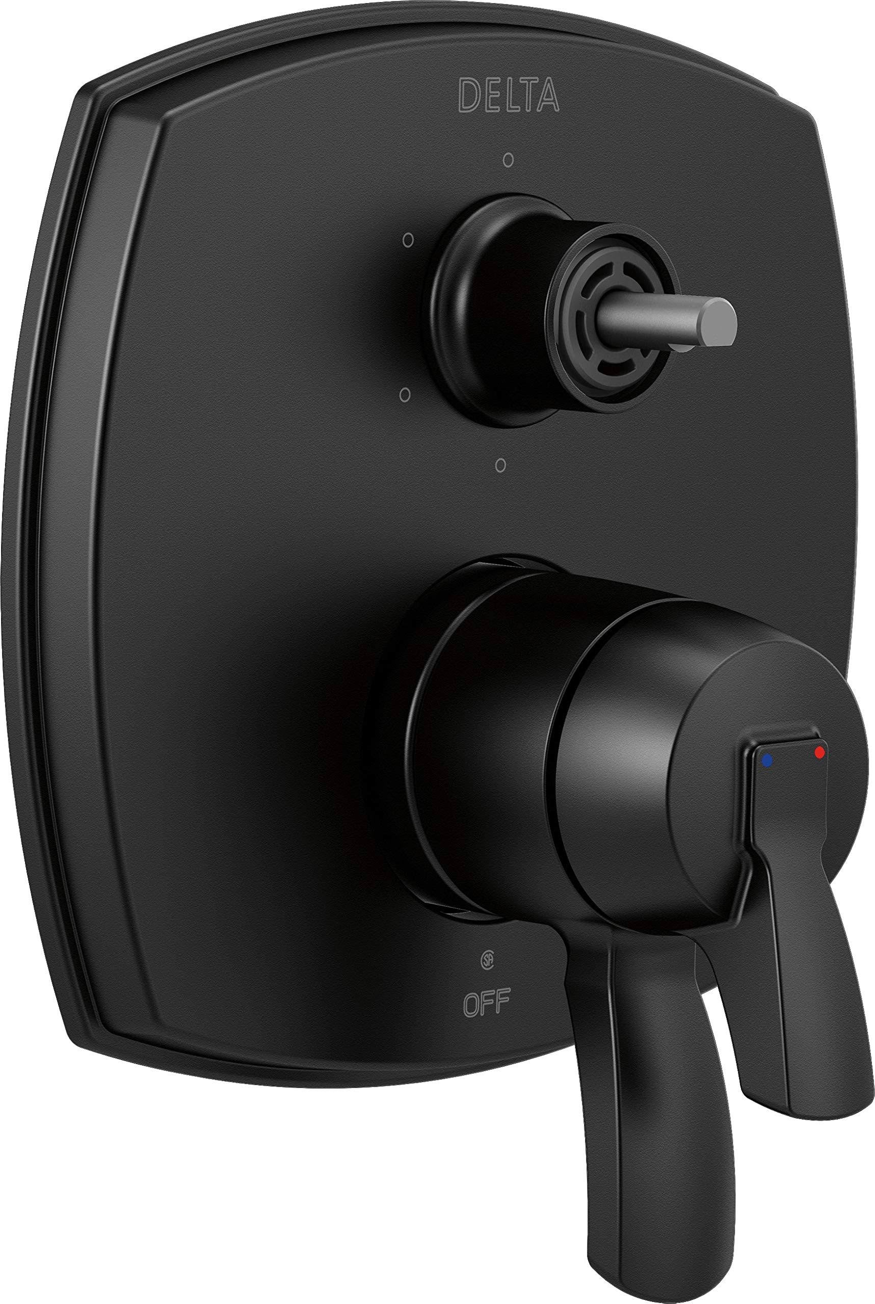 Matte Black Integrated Diverter Trim A3410