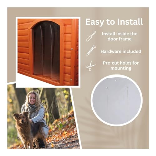 Clear Plastic Dog Door Flap G392