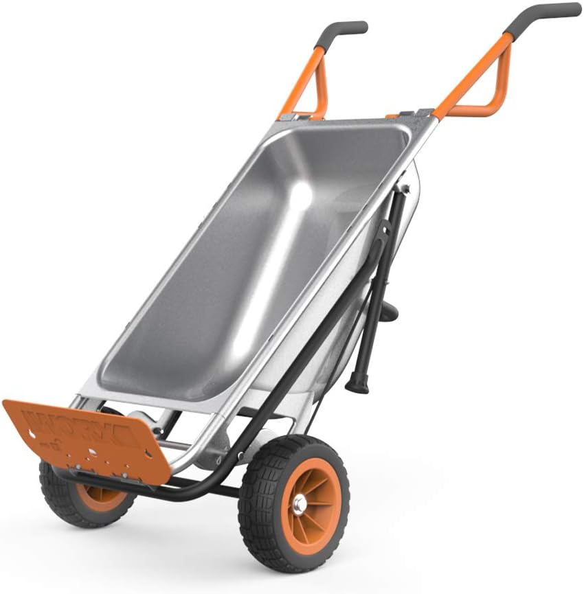 8-in-1 Yard Cart Wheelbarrow Dolly X8544