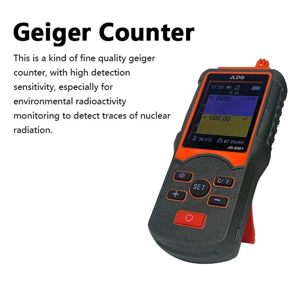 Geiger Counter and Electromagnetic Radiation Detector with Temperature and Humidity Measurement V785