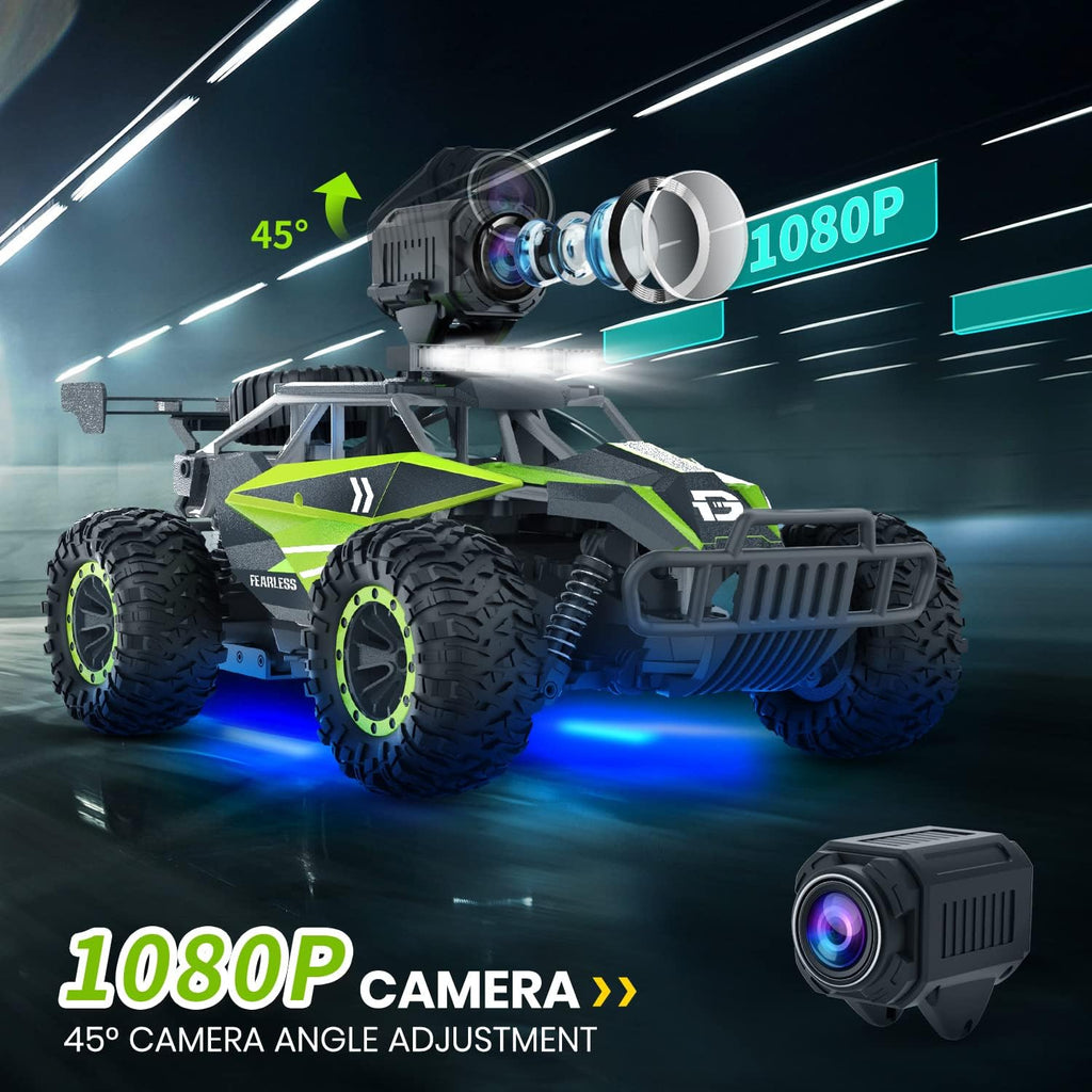 1/16 Scale Remote Control Car with 720P HD FPV Camera and 2 Batteries R98627
