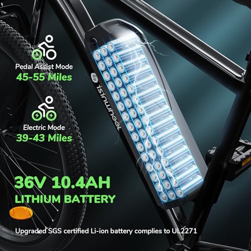 26" Electric Mountain Bike with Removable Battery D90331