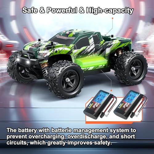 1:18 4WD Off-Road RC Truck with 2 Rechargeable Batteries H609728