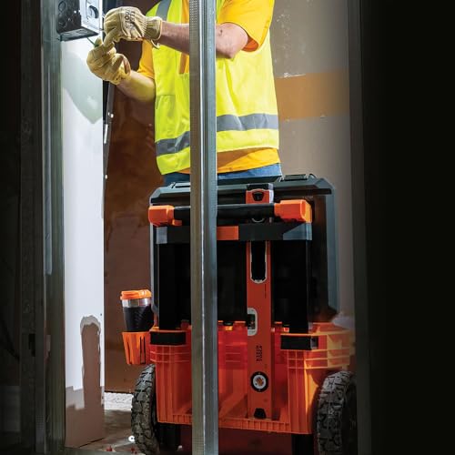 Modular Tool Storage System with 10-Inch Rubber Wheels Q197