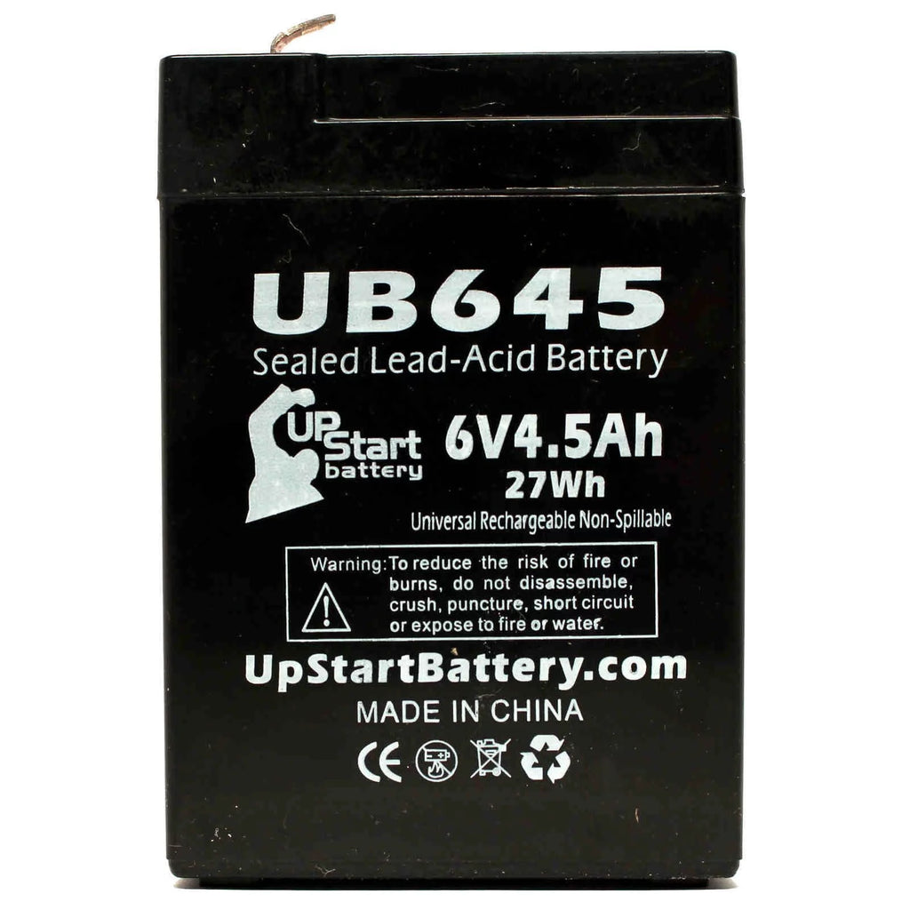 6V 4.5Ah Sealed Lead Acid Battery X867686