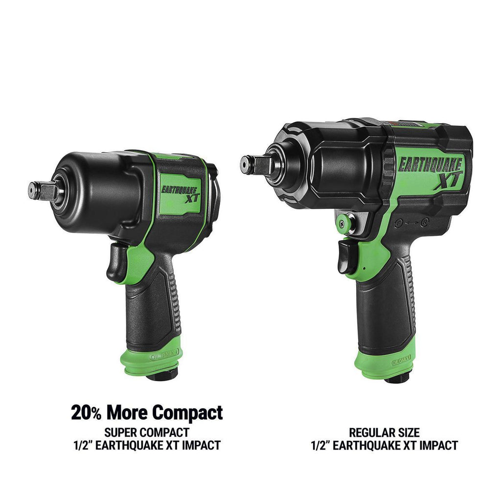 1/2 in. Supercompact Air Impact Wrench, Twin Hammer, 1000 ft-lbs, Green O11356