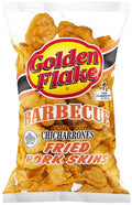 Barbecue Flavored Fried Pork Skins 3 oz. Bag (6 Bags) S6444
