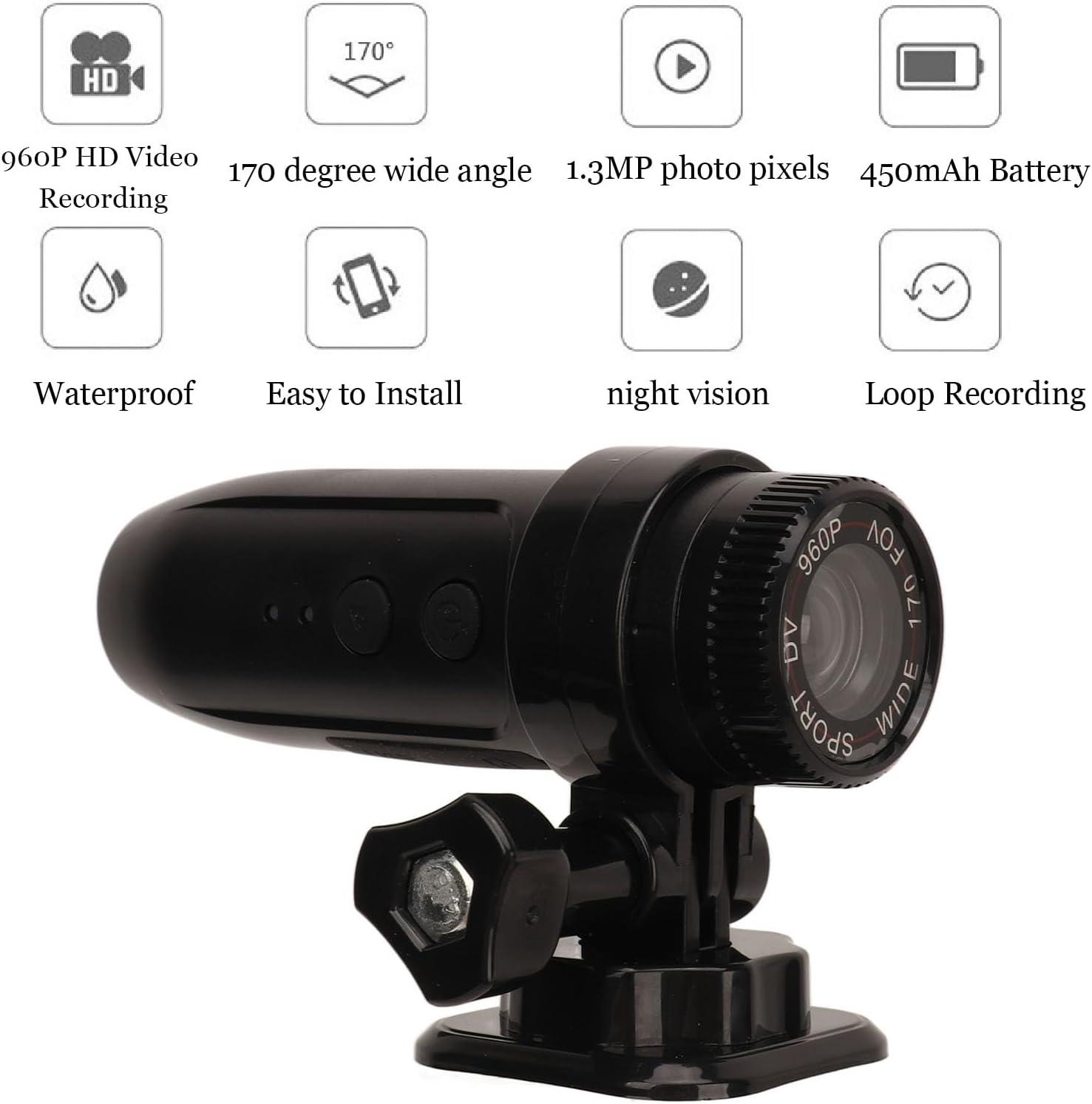 960P Bicycle Sports Action Camera P90860