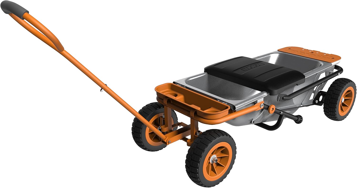 8-in-1 Yard Cart Wheelbarrow Dolly X8544