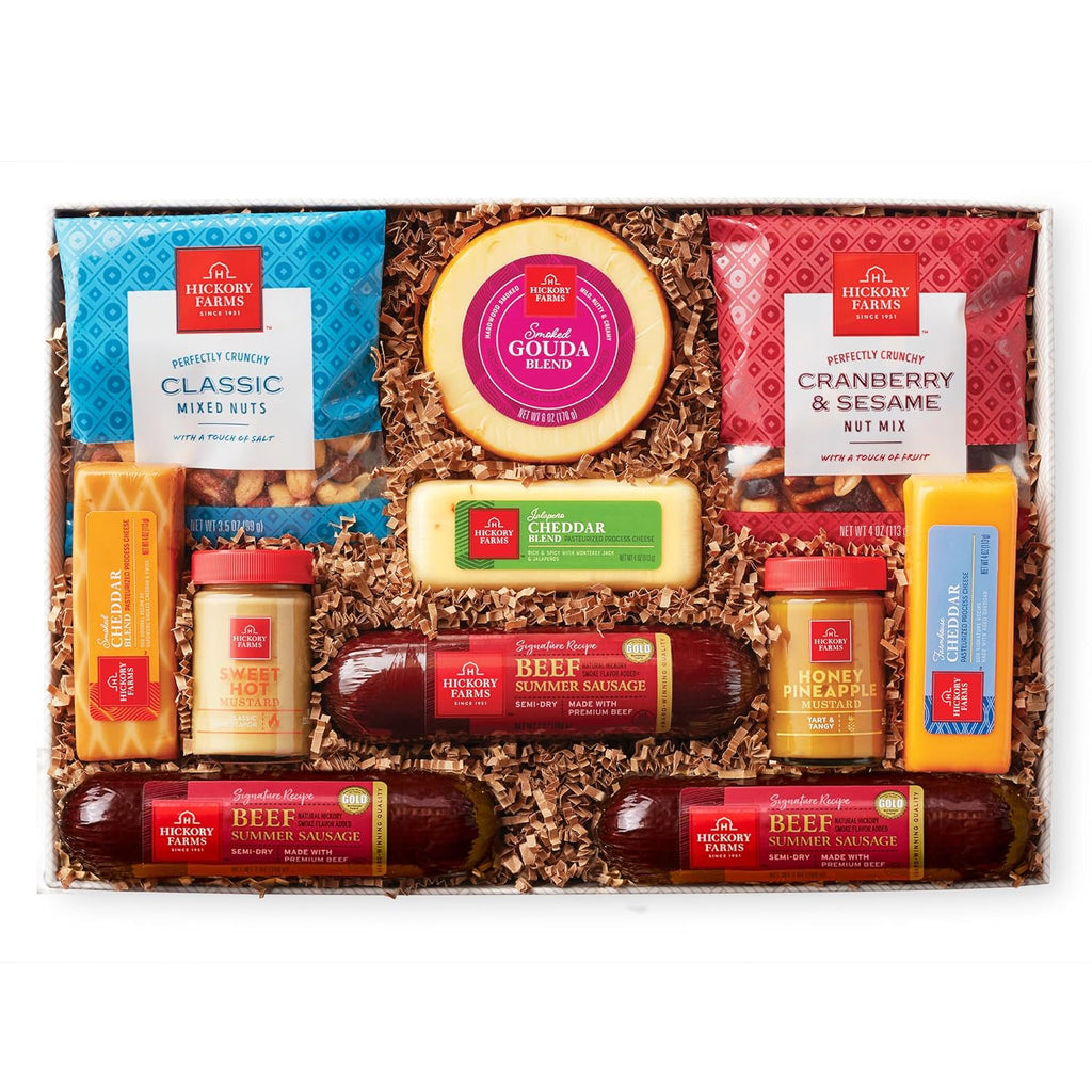 Beef Summer Sausage & Cheese Large Gift Box I240357