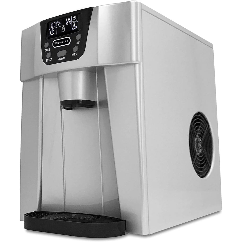 Countertop Ice Maker and Water Dispenser Silver S18220