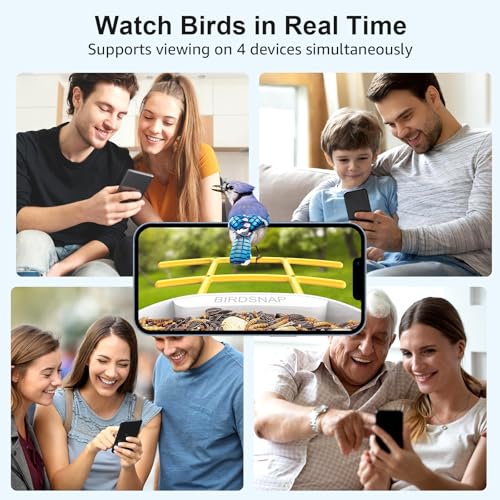 Smart Bird Feeder with Camera, 64G SD Card, Solar Panel G1530