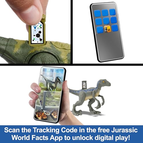 Camouflage 'n Battle Dinosaur Toy, Indominus Rex Figure with Lights, Sounds & Motion T8413