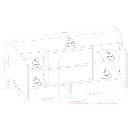 Oak Sideboard with Drawers U46870
