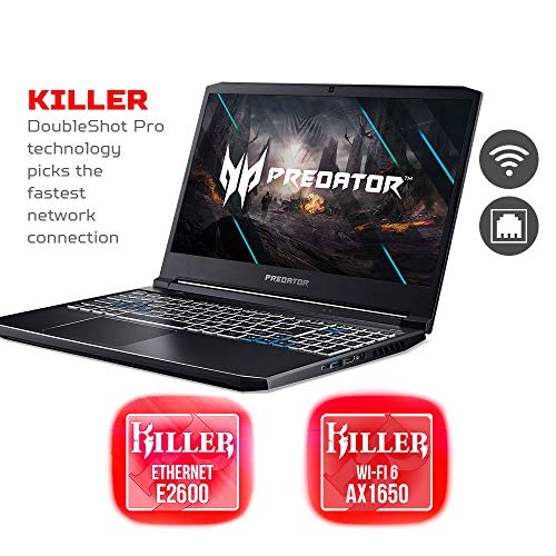 Gaming Laptop, Intel i7-10750H, NVIDIA GeForce RTX 2060 6GB, 15.6" Full HD 144Hz 3ms IPS Display, 16GB DDR4, 512GB NVMe SSD, Wi-Fi 6, RGB Keyboard V971