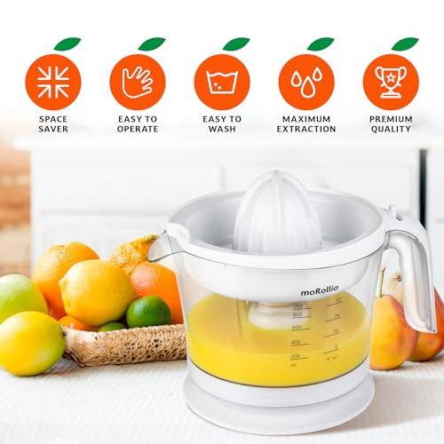 Electric Citrus Juicer with Adjustable Pulp Control, 32oz S550