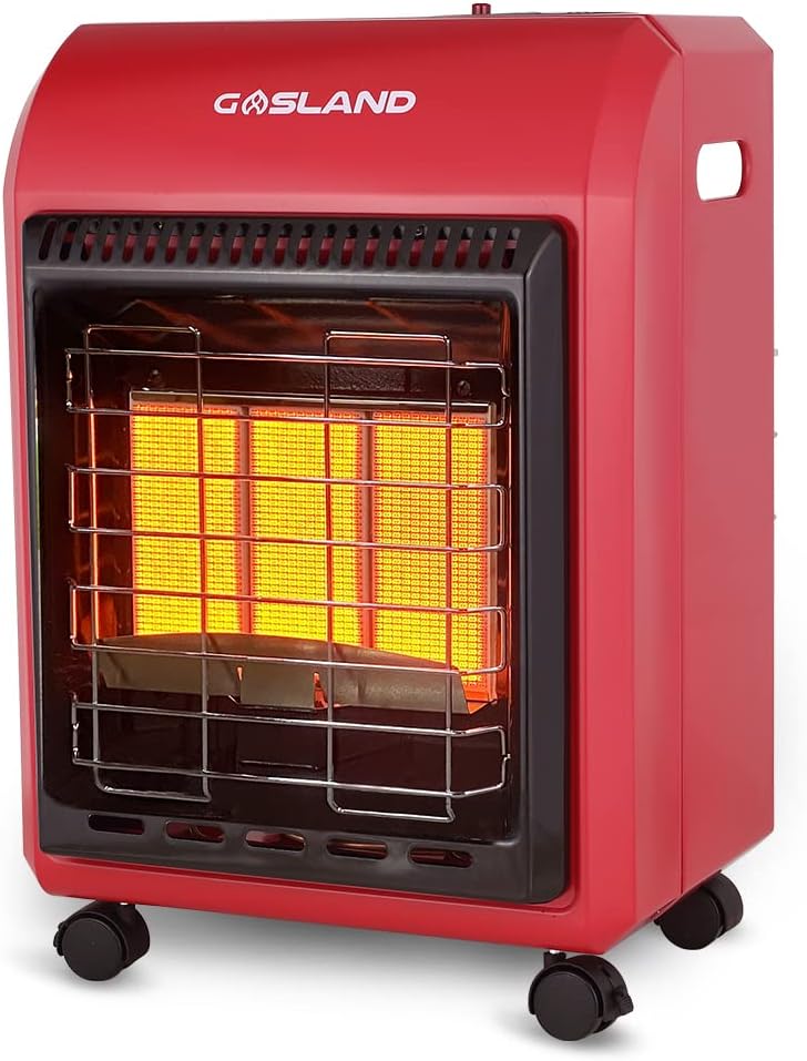 Red Propane Radiant Heater, 18,000 BTU S867