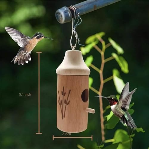Wooden Hummingbird House Z503