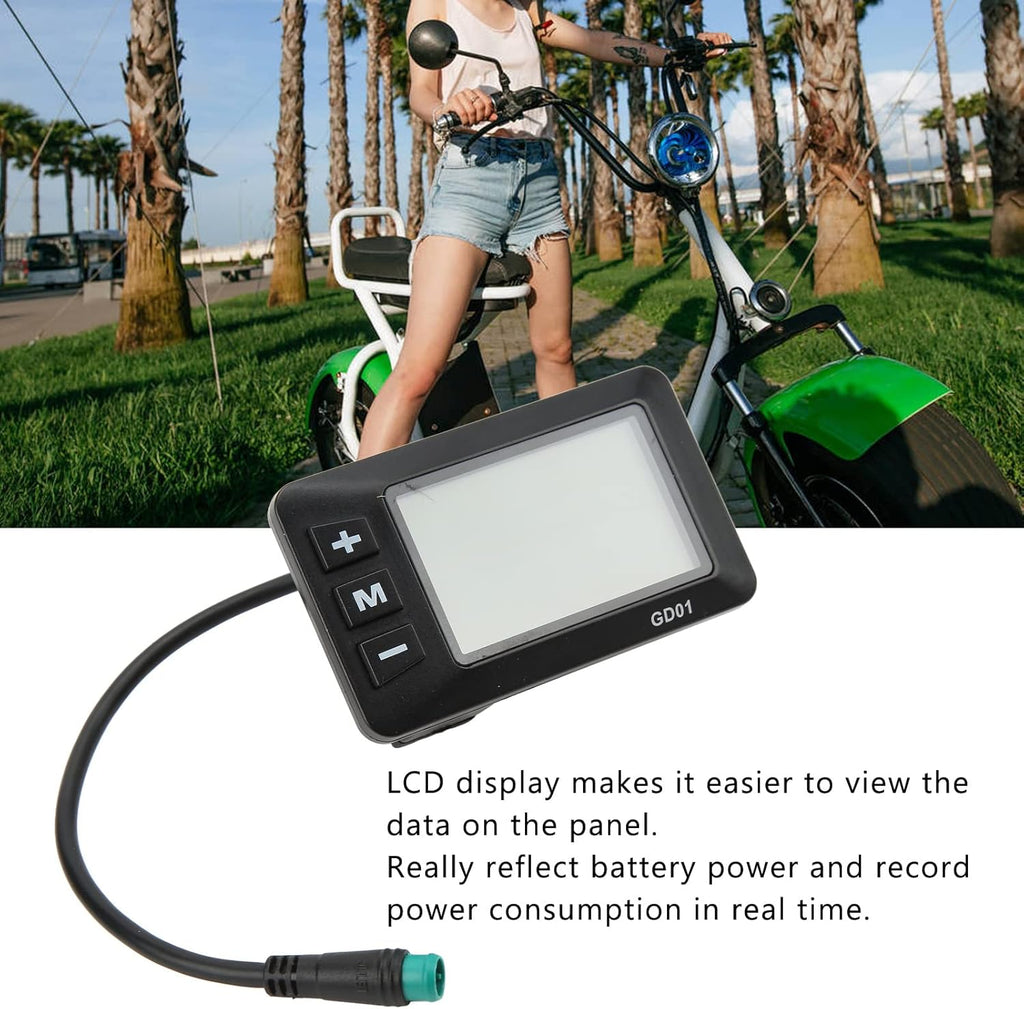 5 Pin Waterproof Speedometer and Odometer with Backlight LCD Display R307
