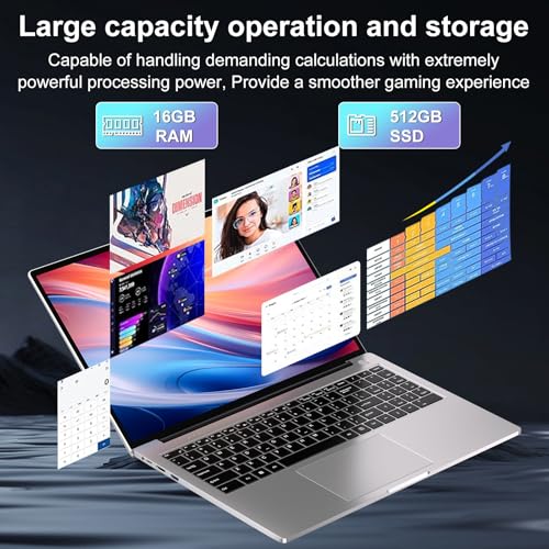 Gray 14 Inch Laptop 256GB SSD F837