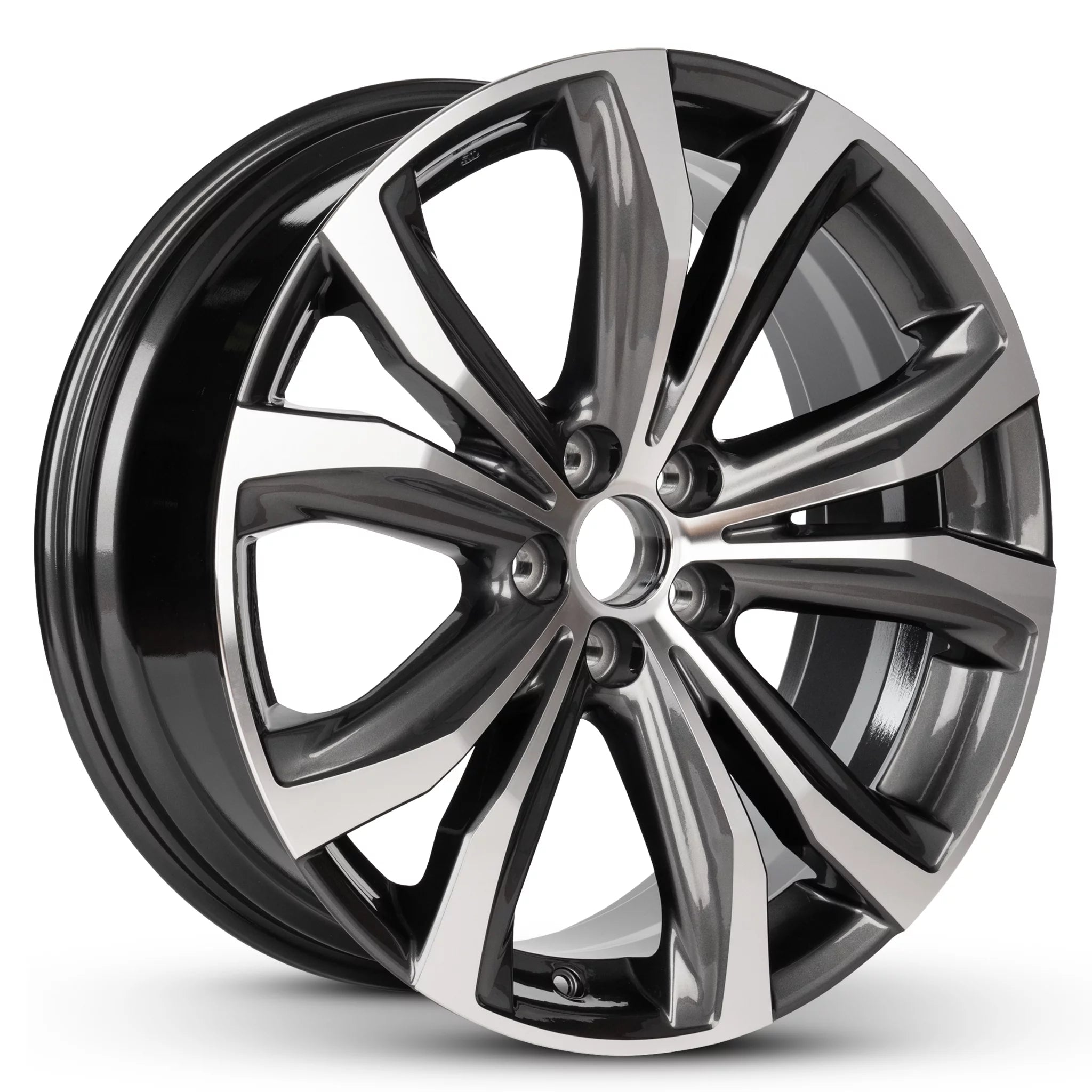 20 Inch Machined Face with Painted Inlay Charcoal Rim X854331