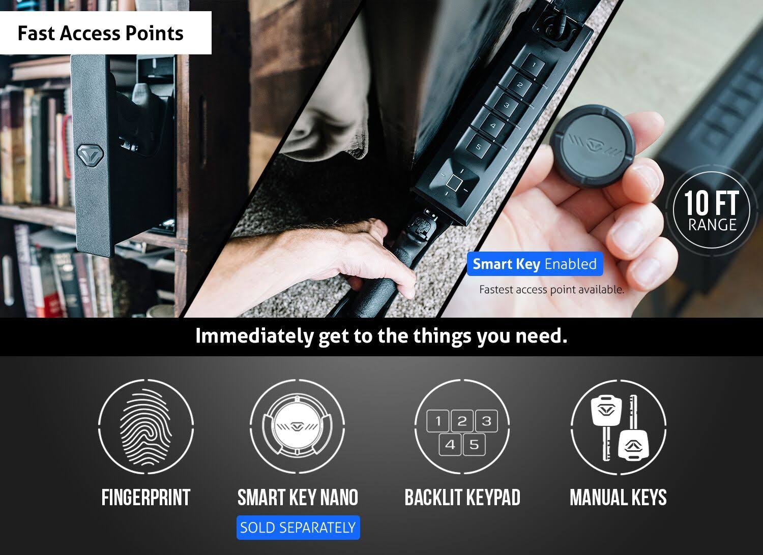 Biometric Bluetooth Slider Safe J883935