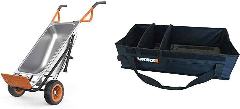 8-in-1 Yard Cart Wheelbarrow Dolly X8544