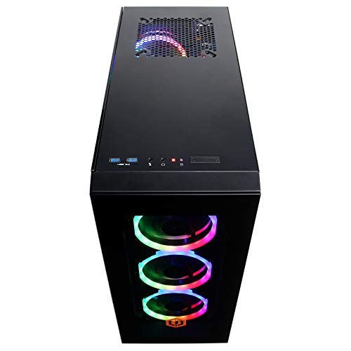 Intel Core i5-11600KF 3.9GHz GeForce RTX 3060 12GB 16GB DDR4 500GB PCI-E NVMe SSD 1TB HDD Black Gaming PC U715505