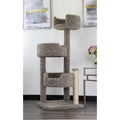 Real Wood Carpeted Cat Tree U841
