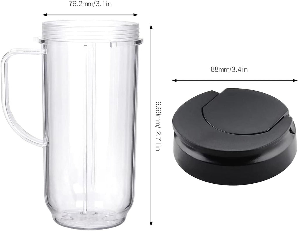 22 Ounce Replacement Blender Cup with Lid T3038