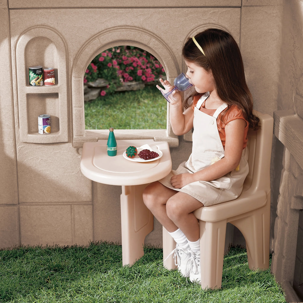 Brown Plastic Kids Playhouse G16937