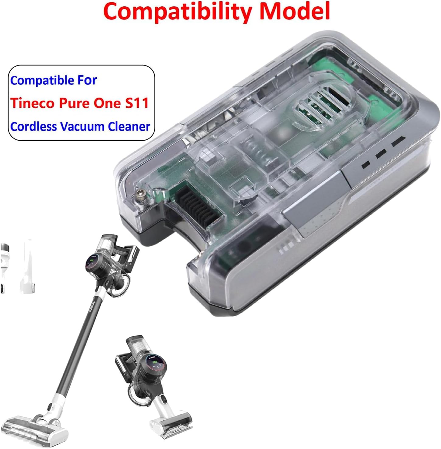 2500mAh 21.6V Replacement Battery for Cordless Vacuum Cleaner M418