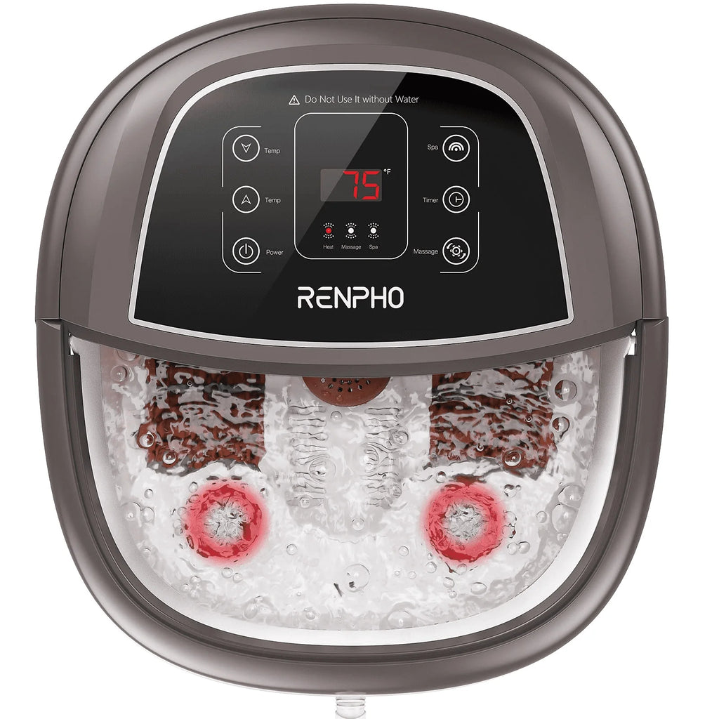 Foot Spa Bath Massager with Heat Bubbles Massage Y3077