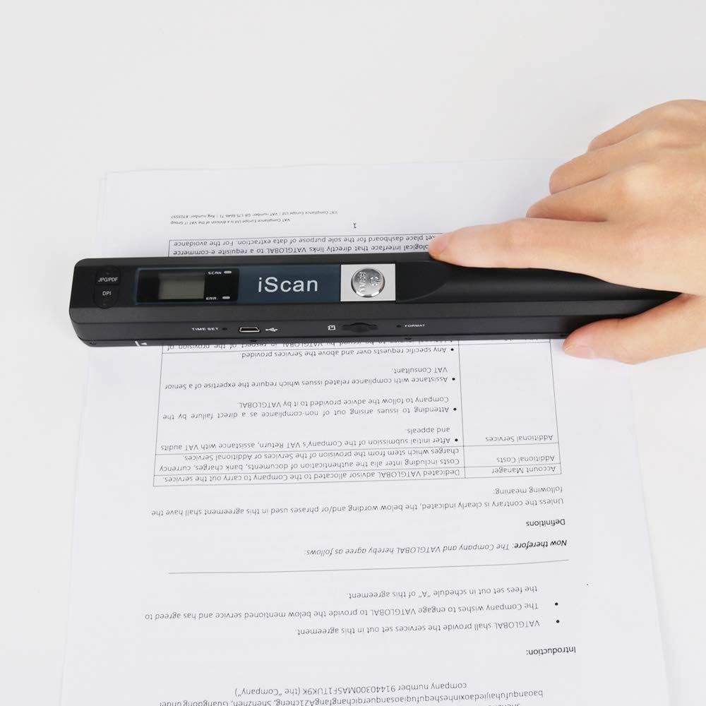 Handheld Document Scanner 900 DPI A4 T265